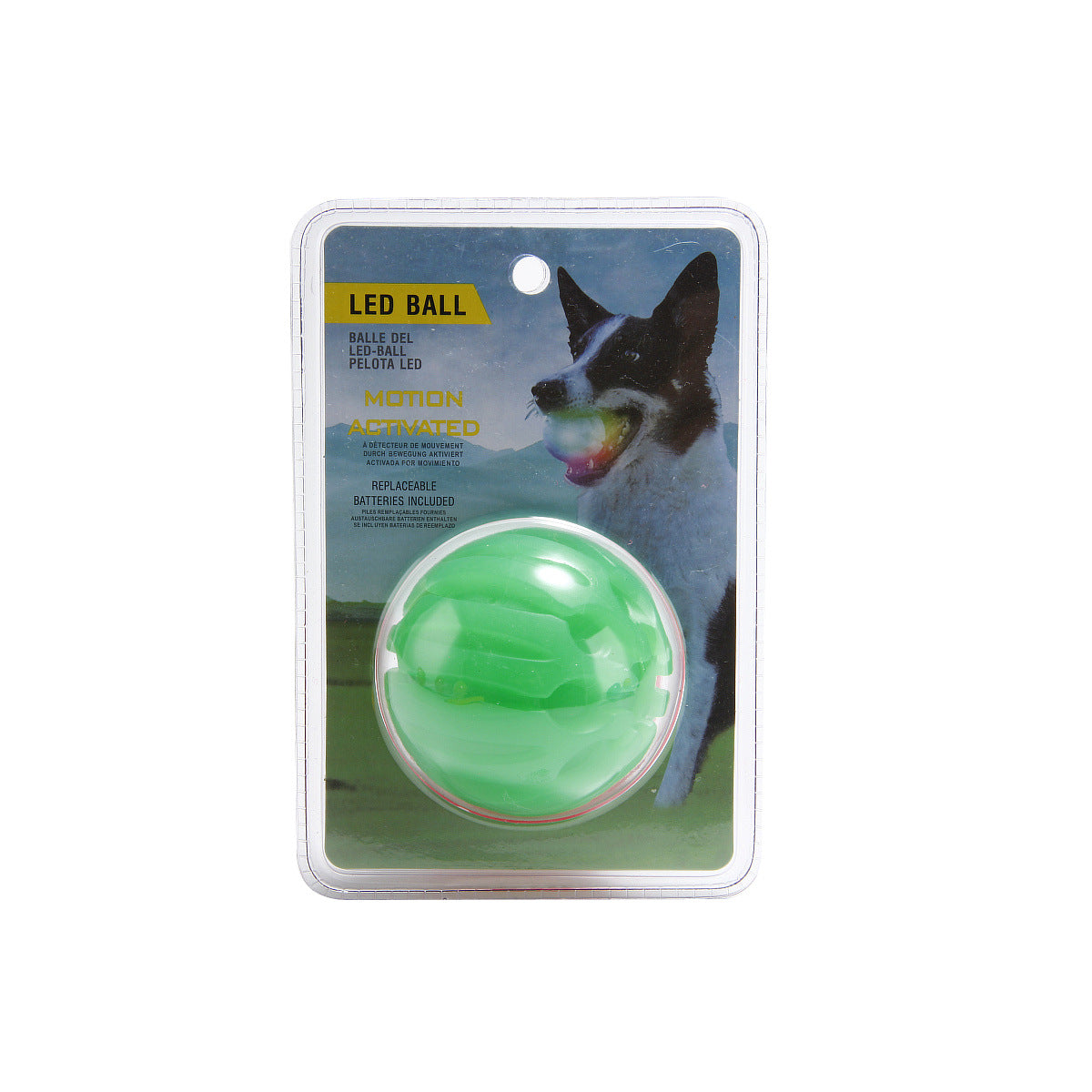 LED dog biting ball